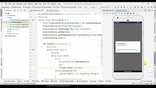 File Download Using Progress Bar in Android Studio with Java