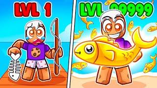 Catching 9,861,794 RARE FISH in Roblox Fishing Simulator!