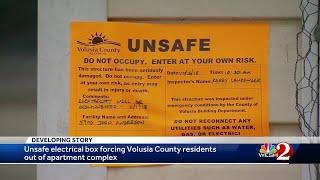 Residents fear loss of power, home as Volusia County deems building unsafe