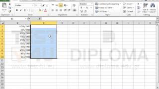 Format the cell range B1:B10 so that numbers are displayed with 4 decimal places and a thousand...