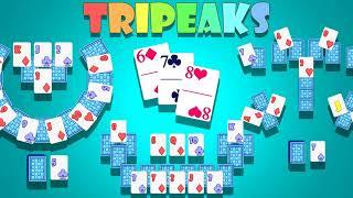 New SOLITAIRE game - TriPeaks! PLAY NOW! #solitaire #solitairegame