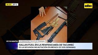 Hallan fusil M4 en cárcel de Tacumbú: segunda incautación en menos de dos semanas