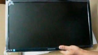 Unboxing and Installation - Samsung LED Monitor S20B300