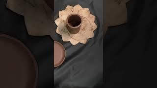 How to made a ceramic cup and saucer #pottery #ceramic #handmade #diy