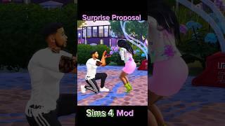 The Sims 4| Surprise Proposal Mod #sims #gaming #thesims #livestreaming #thesims4 #livestreams