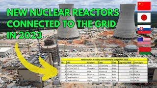 New reactors connected to the grid in 2023