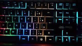 Teclado Gamer Semi Mecânico AntiGhosting Knup LED RGB ELITE MASTERS