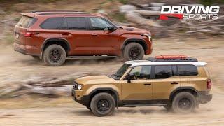 2024 Toyota Sequoia TRD PRO vs Land Cruiser: Shootout!