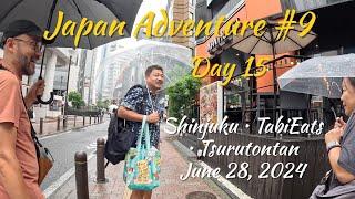 Japan Adventure #9 Day 15 Shinjuku | TabiEats Shinichi & Satoshi | Tsurutontan | Tokyo Banana