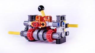 Super Compact 4 Speed Gearbox Lego Technic +Instructions