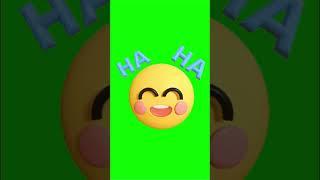 3d laughing emoji || copyright free #greenscreen #emoji #laghing