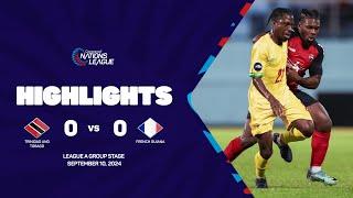 Trinidad and Tobago vs French Guiana | 2024/25 Concacaf Nations League | Group Stage