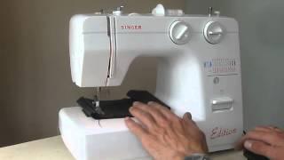 Nähmaschine Sewing machine Швейная машина Singer Edition 1120E test джинс, кожа, шифон