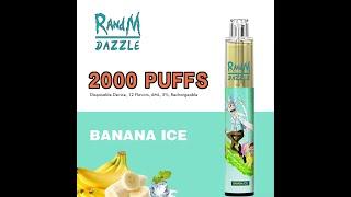 RandM dazzle 2000 puffs Disposable Vape Mod