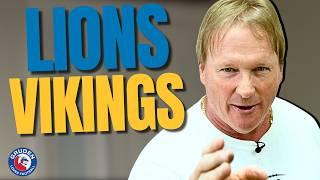 Lions vs Vikings, NICEY & Gruden's Grinders NFL & CFB - Episode 7