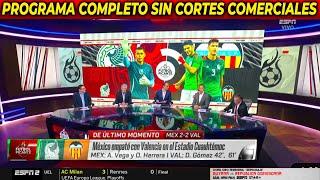 Futbol Picante [SIN CORTES]Mexico EMPATA 2-2 vs Valencia | DECEPCION de Aguirre contra VALENCIA