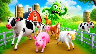 Monster Tiny Cow Takes Over The Farm | Epic Rescue Adventure