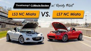 Throttlestop's LS Powered V8 Miata's - Two Minute Review with Randy Pobst