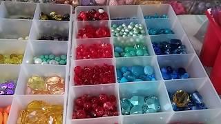 Walmart Beads haul for chunky charm and how I store my beads