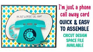 Missing You Card Cricut Design Space Cut File Assembly Video Jooniper Parker