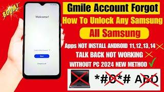 Without PC Samsung All Model Frp Bypass Android 11/12/13/14 | Gmail Lock Remove Samsung Frp Unlock