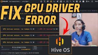 Cara Mengatasi GPU Driver Error No Temp padaHiveos - GPU Mining Error