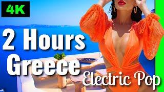 Best Vocal Electric Pop Greece 4K-Relaxation Film With Drone Aerial View