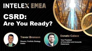 CSRD: Are You Ready? with Datamaran's Donato Calace at Intelex EMEA Conference