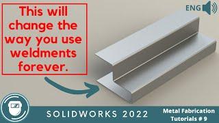 SOLIDWORKS WELDMENT Tutorial #9 // CUSTOM PROFILES