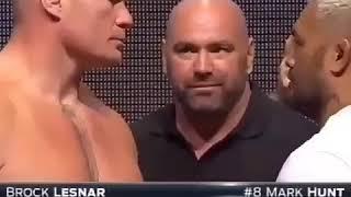 Brock LESNAR против Mark Hunt