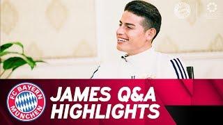 Get Up Close and Personal with James Rodríguez in FC Bayern Fan Q&A!