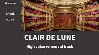 Clair de lune, Faure ,Soprano rehearsal track