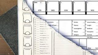 A Better DnD Character Sheet