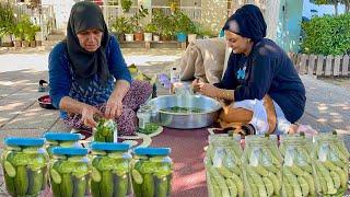 Cam Kavanozlarda Yaptığımız Lezzet Dolu Salatalık Turşusu | Bu Lezzete Bayılacaksınız