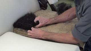 1880's Sofa Restoration - Second Stuffing Horse Hair