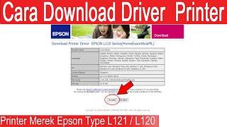 cara download driver printer epson l120