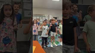 Kindergarten celebration of learning 2025  Callum and Mrs Nelms