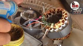 How to fix or Repair Wall fan not working ||  Hatari HT-W16M6 Wall Fan 16-inch 3-Speed Repair