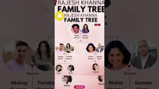 Rajesh Khanna family tree l Wife Dimple Kapadia l Rinkle Khanna l #rajeshkhanna