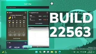 New Windows 11 Build 22563 – Improved File Explorer, Widgets Changes, New Emojis (Dev Channel)