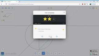 3.8 Euclidea - Lozenge - Soluce 5L 7E 4V (4 Stars)