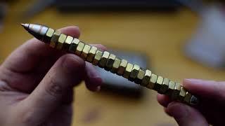 Jairus Of All - Brass Nut Pen - Unboxing