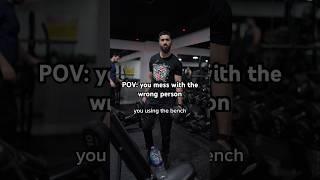 Becareful who you mess with #shorts #viralshort #gym #fitness #gymhumor
