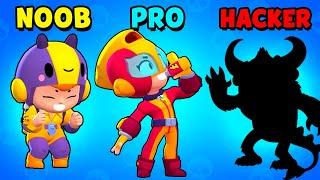 NOOB vs PRO vs HACKER - Brawl Stars