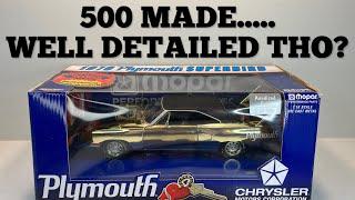 1:18 1970 Plymouth Superbird 1 Of 500 Gold Edition!