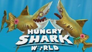 ГОЛОДНАЯ АКУЛА Hungry Shark World - Акула ест все подряд