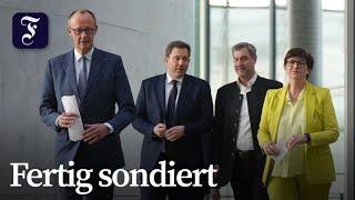 Union und SPD wollen Koalitionsverhandlungen beginnen