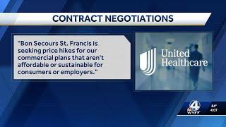 UnitedHealthcare and Bon Secours St. Francis negotiations may affect Greenville patients