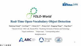 [CVPR 2024] YOLO-World: Real-Time Open-Vocabulary Object Detection