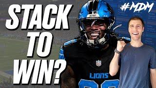 2025 Fantasy Football Mock Draft | Can You Stack in Redraft?